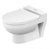 Duravit No.1 WonderGliss Compact Rimless Wall Hung Toilet + Soft-Close Seat