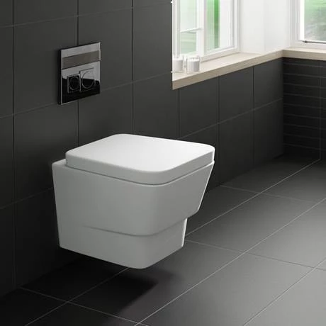 Nuie Cambria Wall Hung Toilet with Soft Close Seat - NCR340 - Image 2