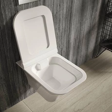 Hudson Reed Grace Rimless Wall Hung Pan & Soft Close Seat - NCT140 - Image 6
