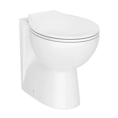 Sienna 500mm BTW Toilet Unit inc. Cistern + Soft Close Seat (Depth 200mm) - Image 2