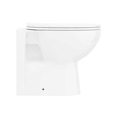 Sienna 500mm BTW Toilet Unit inc. Cistern + Soft Close Seat (Depth 200mm) - Image 3