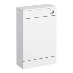 Sienna High Gloss White WC Unit with Concealed Cistern W500 x D200mm - NVS142