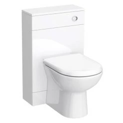 Nova 500mm BTW Toilet Unit inc. Cistern + Soft Close Seat (Depth 200mm)