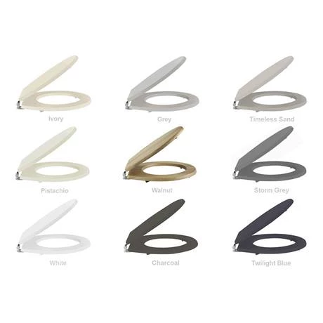 Old London Richmond Comfort Height Mid-Level Traditional Toilet + Soft Close Seat - Image 3