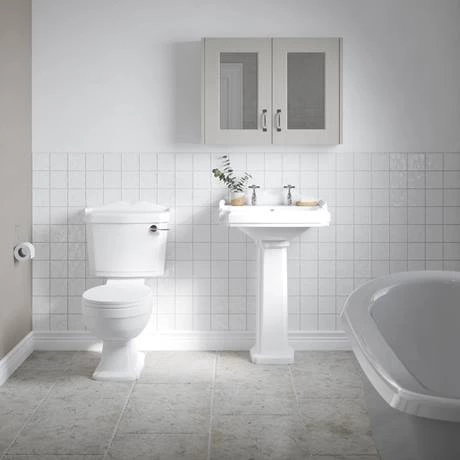 Oxford Traditional Toilet with Soft Close Seat - Various Colour Options - Image 6