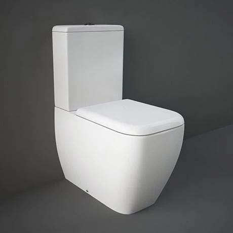 RAK Metropolitan Close Coupled BTW Toilet + Quick Release Soft Close Urea Seat - Image 2
