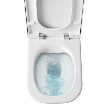 Roca The Gap Rimless Wall Hung Toilet + Compact Soft Close Seat - Image 2