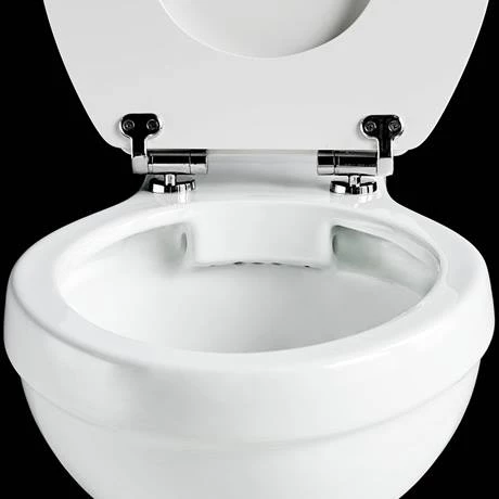 Burlington Rimless Medium Level WC with 520mm Lever Cistern - Image 3