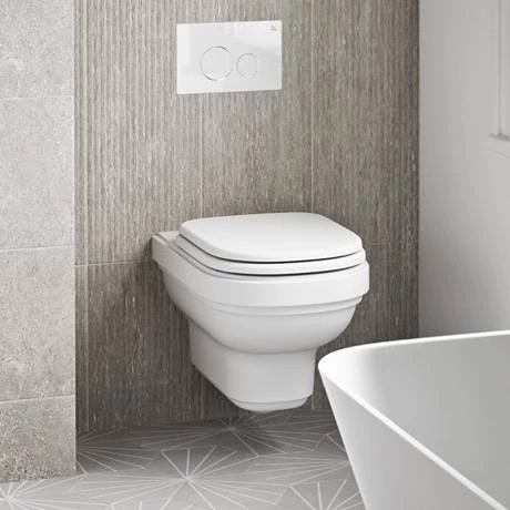 Burlington Riviera Hung Toilet with Soft Close Seat - Image 2