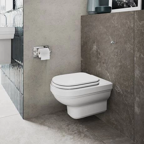 Burlington Riviera Hung Toilet with Soft Close Seat - Image 3