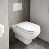 Burlington Riviera Hung Toilet with Soft Close Seat