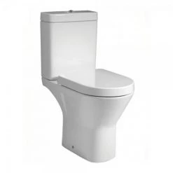 RAK Resort Maxi Rimless Close Coupled Full Access Toilet + Quick Release Soft Close Urea Seat