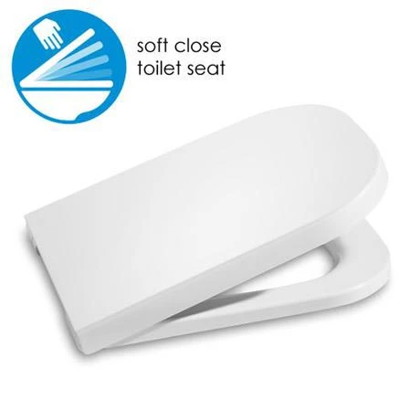 Roca The Gap Close Coupled Toilet with Soft-Close Seat - Image 2