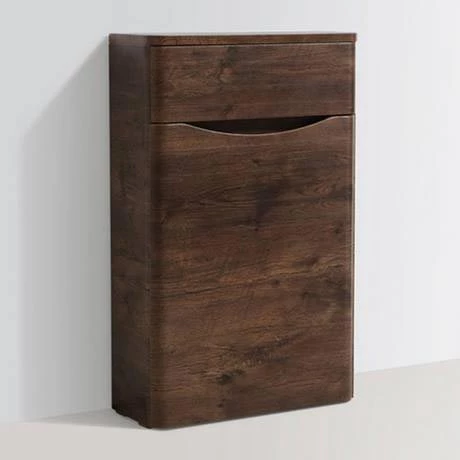 Monza Chestnut WC Unit Only - 500mm Wide - Image 2