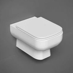 RAK Series 600 Wall Hung Rimless Pan + Slim Soft Close Seat