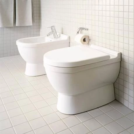 Duravit Starck 3 Back to Wall Toilet Pan + Seat - Image 2