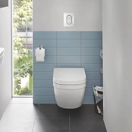 Grohe Solido 0.82m Frame / Euro Compact Rimless Complete WC 5 in 1 Pack + FREE TOILET ROLL HOLDER - Image 4