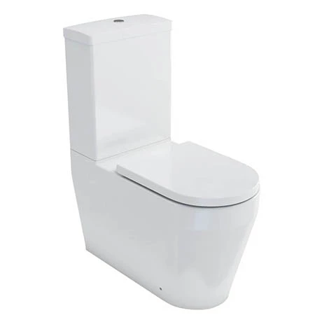 Britton Bathrooms Stadium Close Coupled Toilet + Soft Close Seat