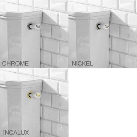 Silverdale Empire Art Deco Close Coupled Toilet - Excludes Seat - Image 2