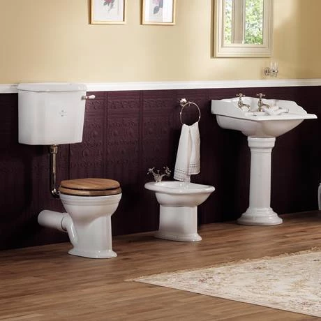 Silverdale Victorian Low Level Toilet - Excludes Seat - Image 3
