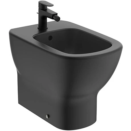 Ideal Standard Tesi Silk Black Back to Wall Bidet