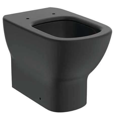 Ideal Standard Tesi Silk Black AquaBlade Back to Wall WC + Soft Close Seat - Image 2
