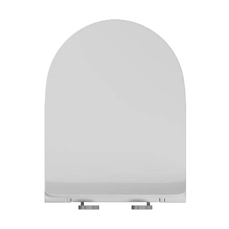 Toreno Round Rimless Close Coupled Toilet + Soft Close Seat - Image 2