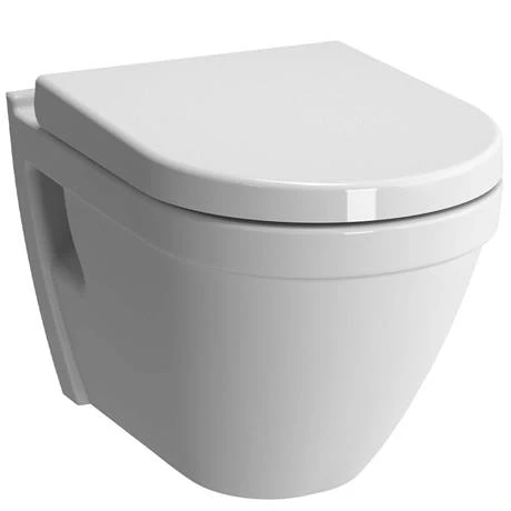 VitrA S50 Rimless Wall Hung Toilet with Seat - Image 2