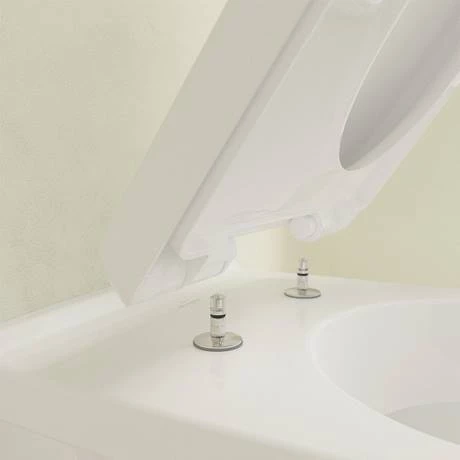 Villeroy and Boch O.novo Wall Hung Toilet + Soft Close Seat - Image 2