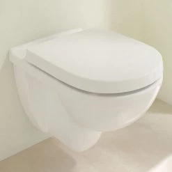 Villeroy and Boch O.novo Wall Hung Toilet + Soft Close Seat