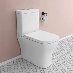 Venice Modern BTW Close Coupled Toilet + Soft Close Seat