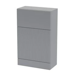 Venice Fluted 500mm Grey WC Unit