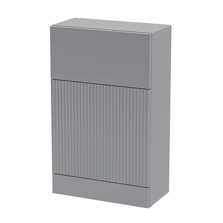 Venice Fluted 500mm Grey WC Unit