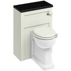 Burlington 60 Back to Wall Unit & Regal Comfort Height Pan (excluding Seat) - Sand