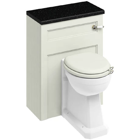 Burlington 60 Back to Wall Unit & Regal Comfort Height Pan (excluding Seat) - Sand