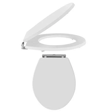 York Traditional White Ash BTW WC Unit with Pan & Top-Fixing Seat - Image 2