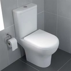 VitrA - Zentrum Close Coupled Toilet - Open Back - 2 x Seat Options