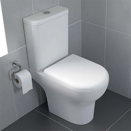 VitrA - Zentrum Close Coupled Toilet - Open Back - 2 x Seat Options