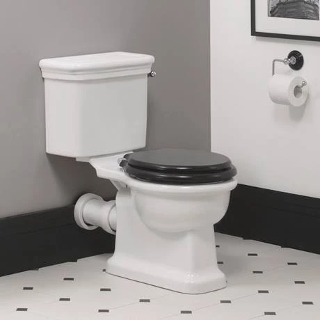Imperial Etoile Close Coupled Toilet with Chrome Flush Lever - Image 2