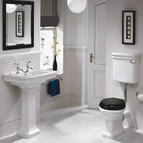 Imperial Etoile Low Level Toilet with Antique Gold Fittings - Image 2