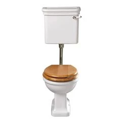 Imperial Etoile Low Level Toilet with Polished Nickel Fittings