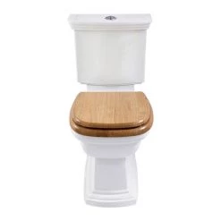 Imperial Radcliffe Close Coupled Toilet with Chrome Flush Push Button